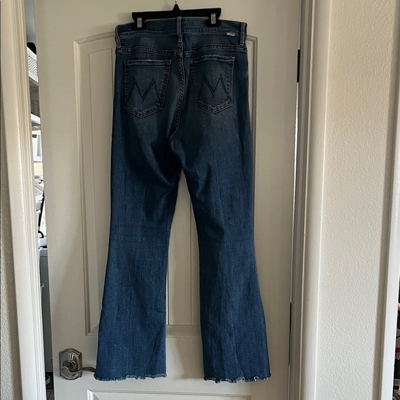 MOTHER Dark Blue Flare Jeans - Picture 2 of 6